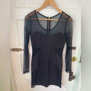 ASOS cutout black dress - 6